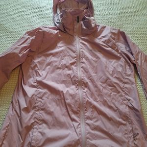 Light purple rain jacket